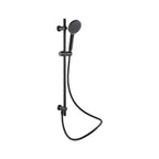 Utah Round Shower Rail Kit with Handset & Hose – Matt Black