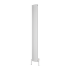 Albano Silver & White & Anthracite Vertical Aluminium Radiator