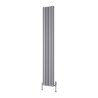 Albano Silver & White & Anthracite Vertical Aluminium Radiator