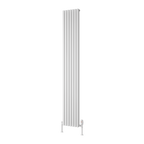 Albano Silver & White & Anthracite Vertical Aluminium Radiator