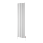 Albano Silver & White & Anthracite Vertical Aluminium Radiator