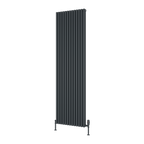 Albano Silver & White & Anthracite Vertical Aluminium Radiator