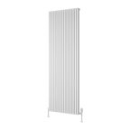 Albano Silver & White & Anthracite Vertical Aluminium Radiator