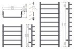 Aliano Mild Steel Towel Rail