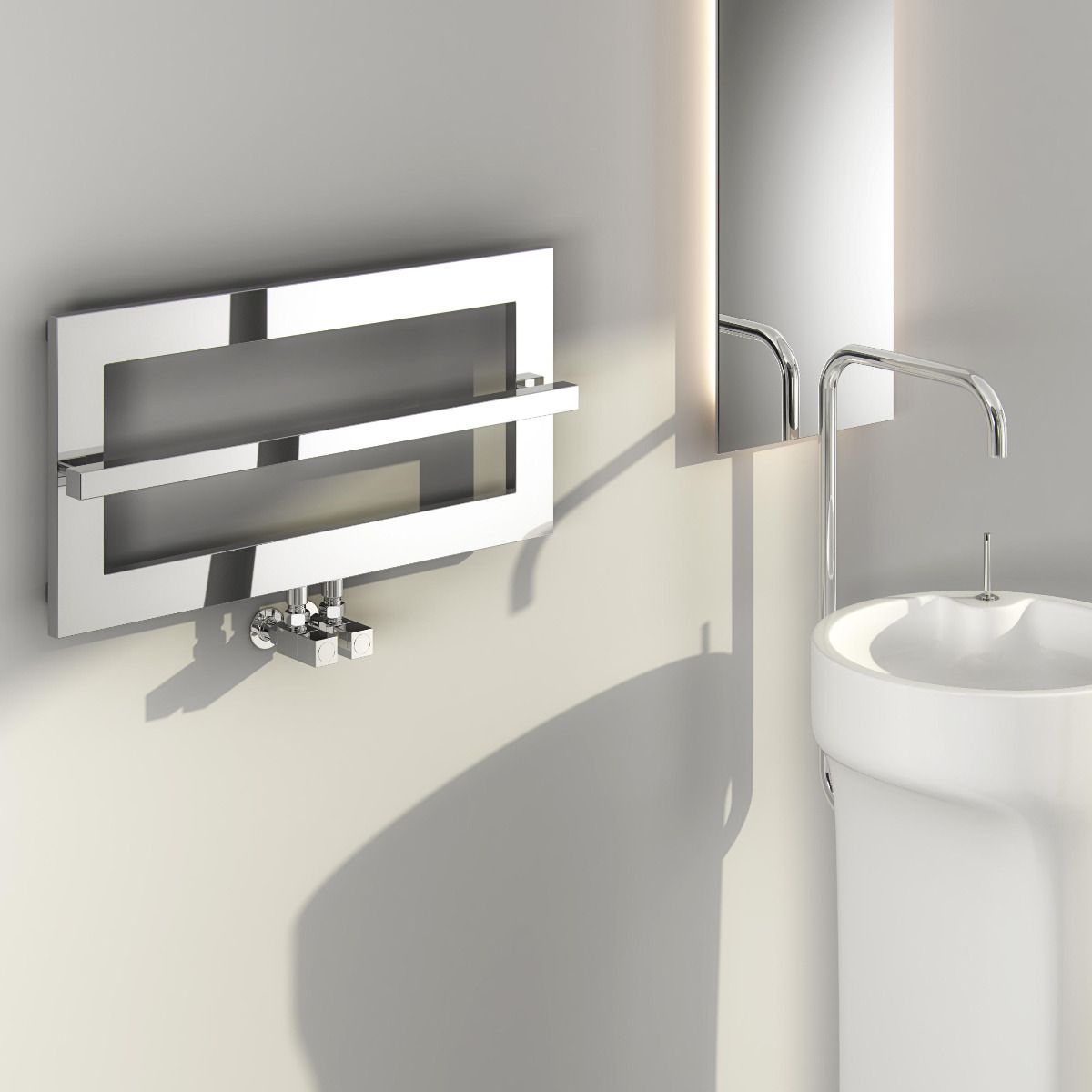 Breno Mild Steel Towel Rail