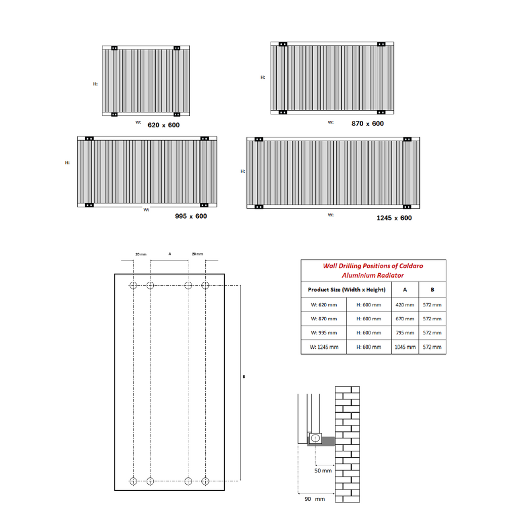 Caldero Horizontal Aluminium Radiator
