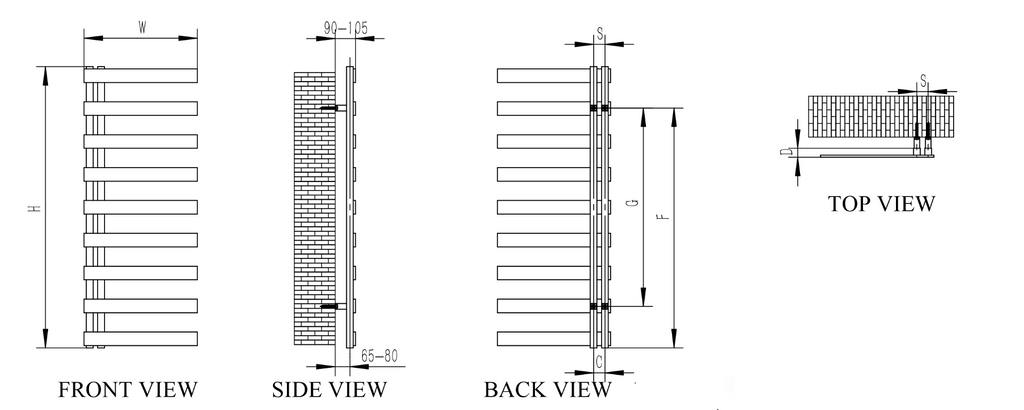 Capelli Stainless Steel Radiator