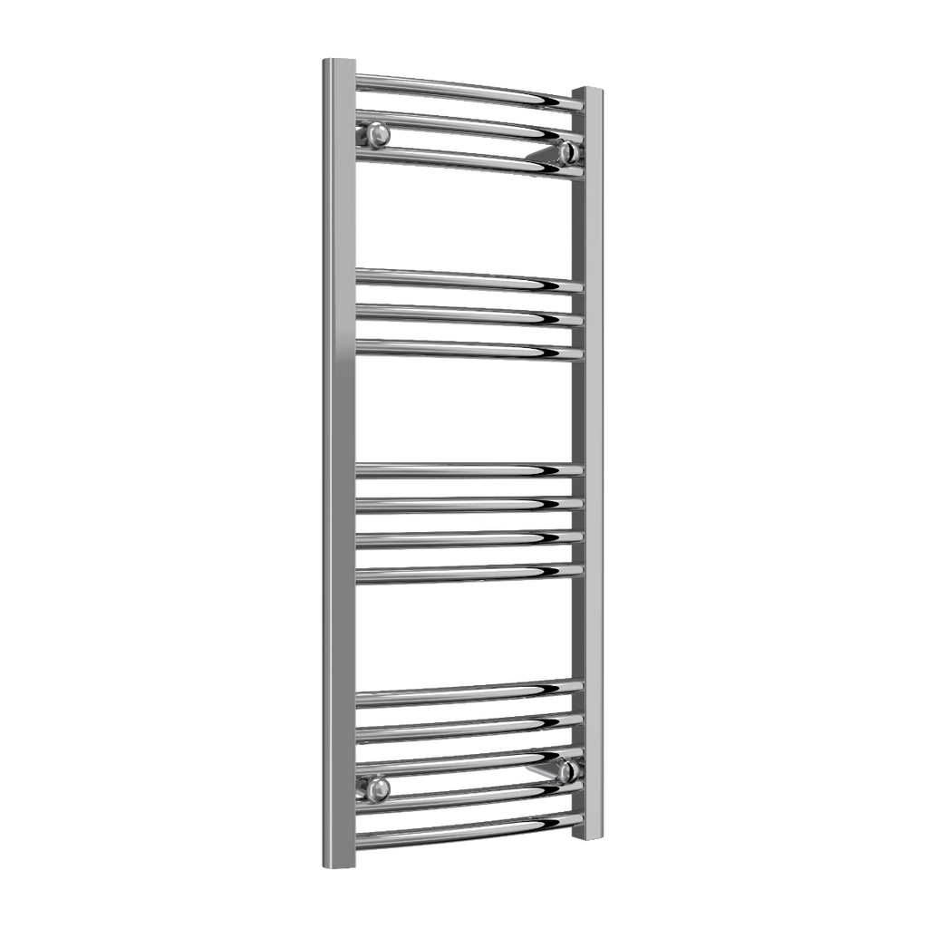Capo Chrome Curved Mild Steel Towel Rail