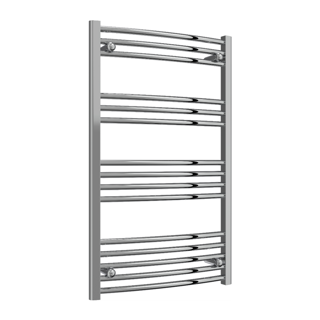Capo Chrome Curved Mild Steel Towel Rail
