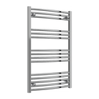 Capo Chrome Curved Mild Steel Towel Rail
