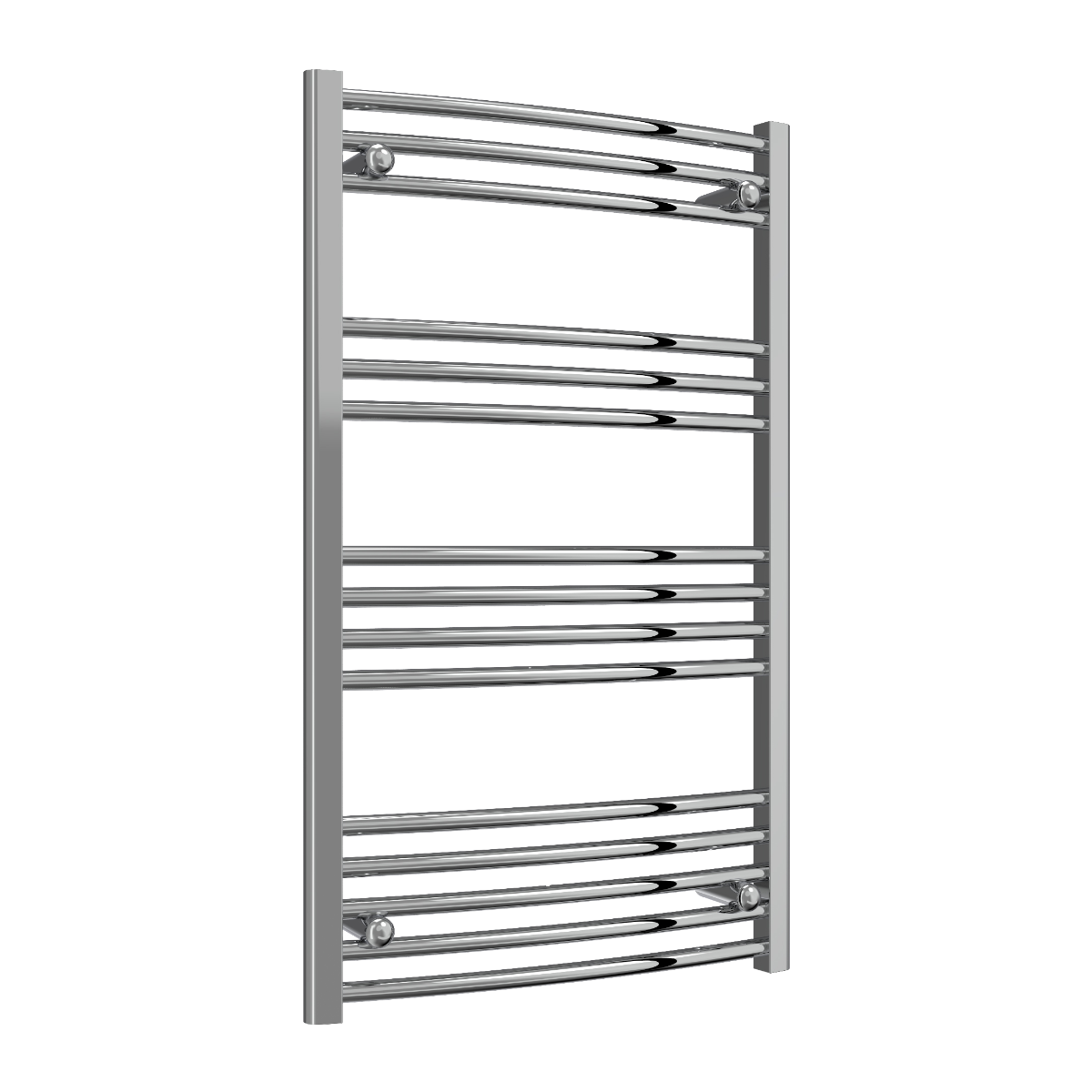 Capo Chrome Curved Mild Steel Towel Rail