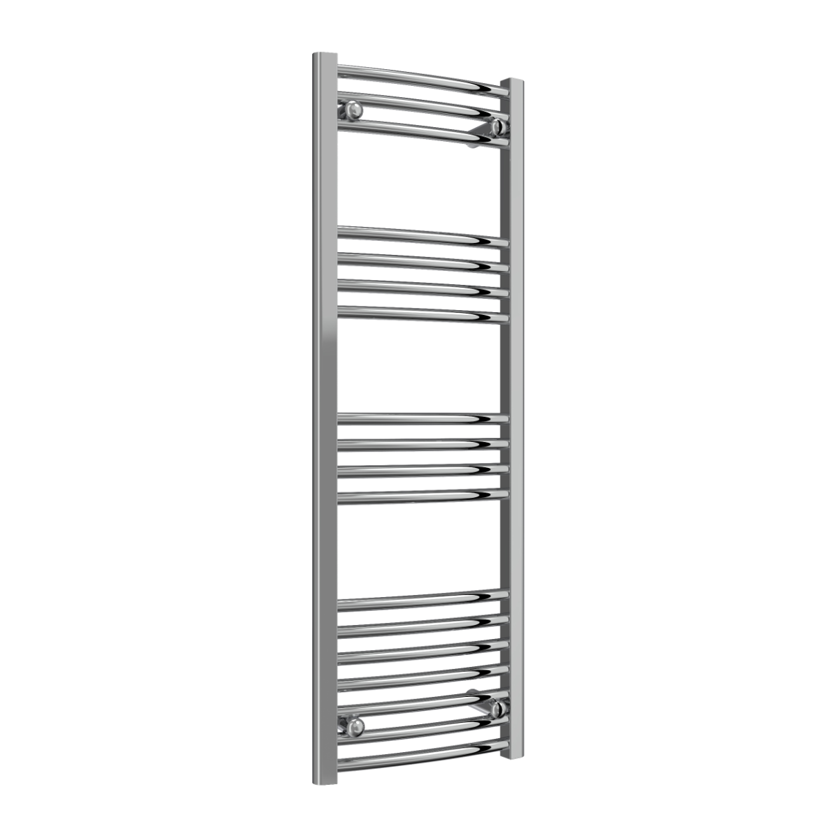 Capo Chrome Curved Mild Steel Towel Rail
