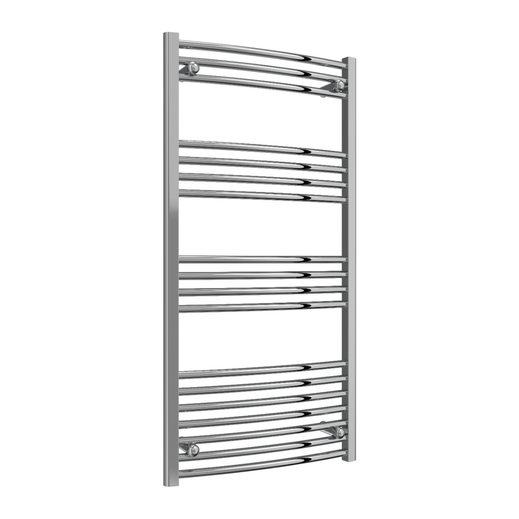 Capo Chrome Curved Mild Steel Towel Rail