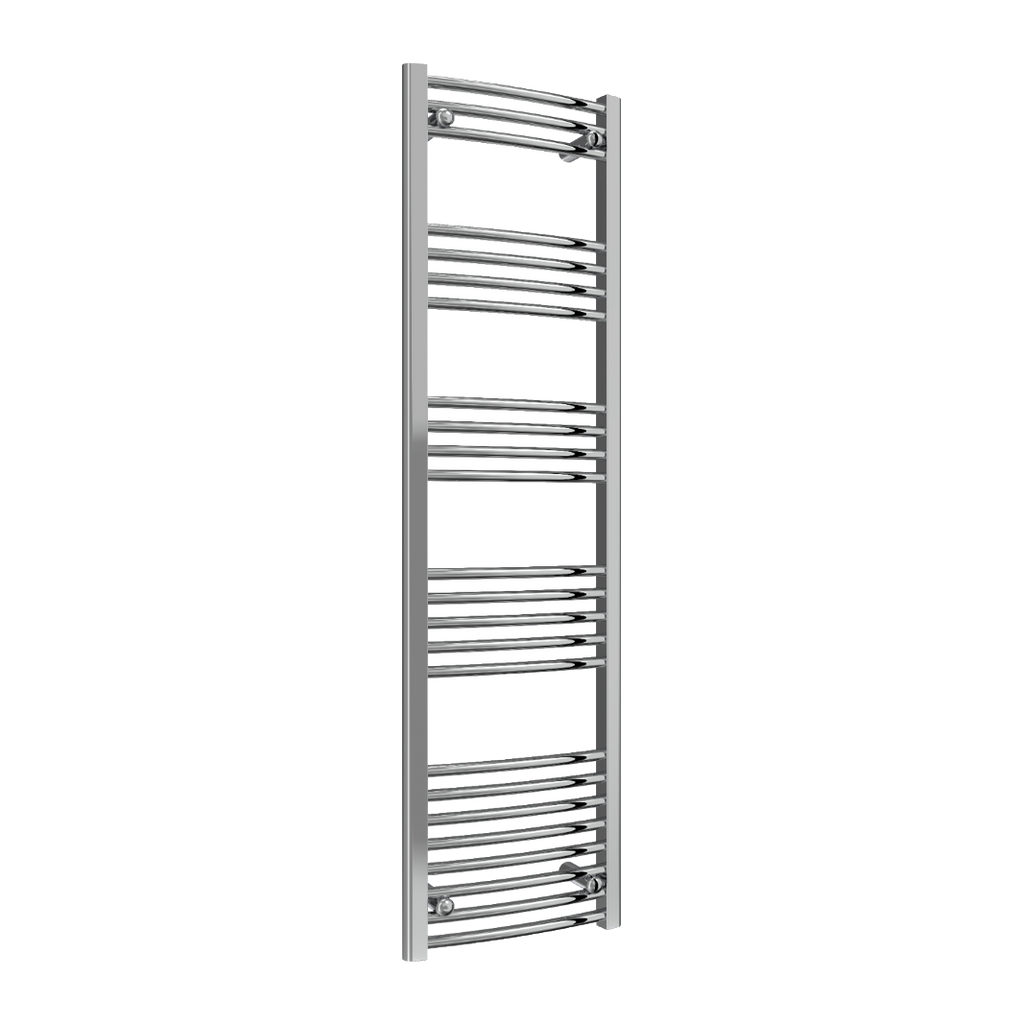 Capo Chrome Curved Mild Steel Towel Rail