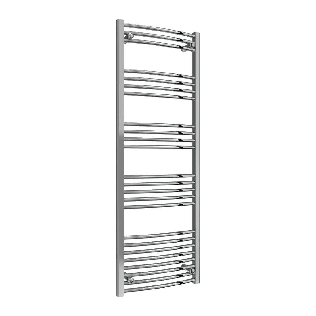 Capo Chrome Curved Mild Steel Towel Rail