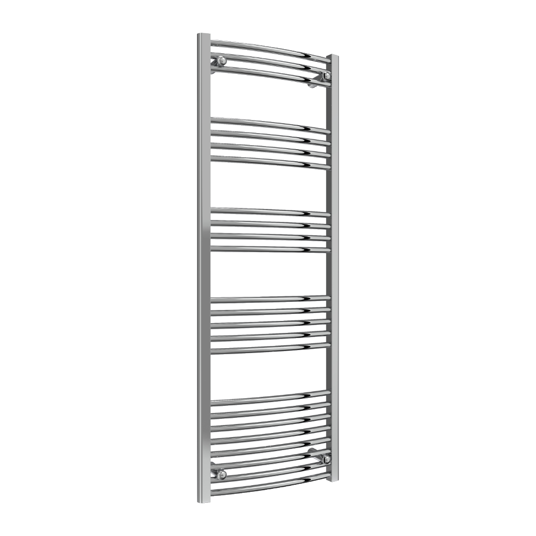 Capo Chrome Curved Mild Steel Towel Rail