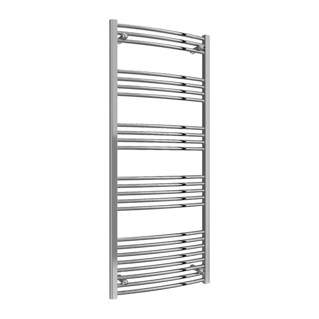 Capo Chrome Curved Mild Steel Towel Rail