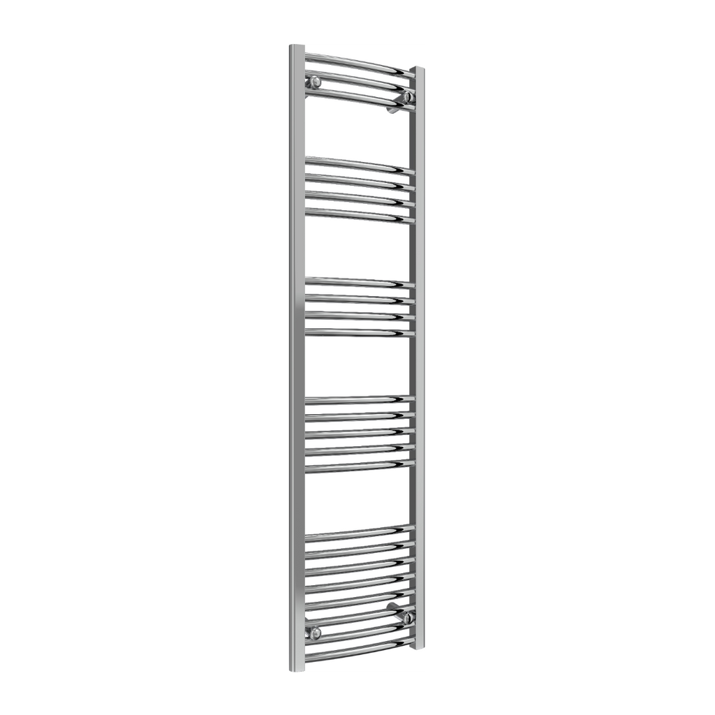 Capo Chrome Curved Mild Steel Towel Rail