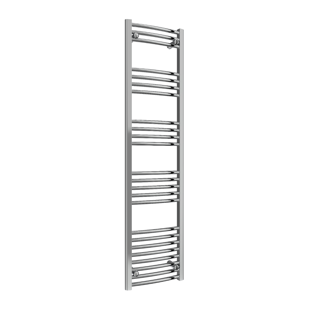 Capo Chrome Curved Mild Steel Towel Rail