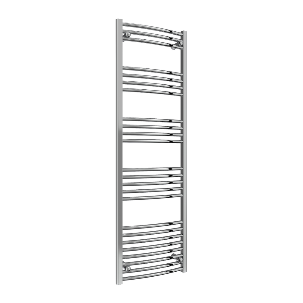Capo Chrome Curved Mild Steel Towel Rail
