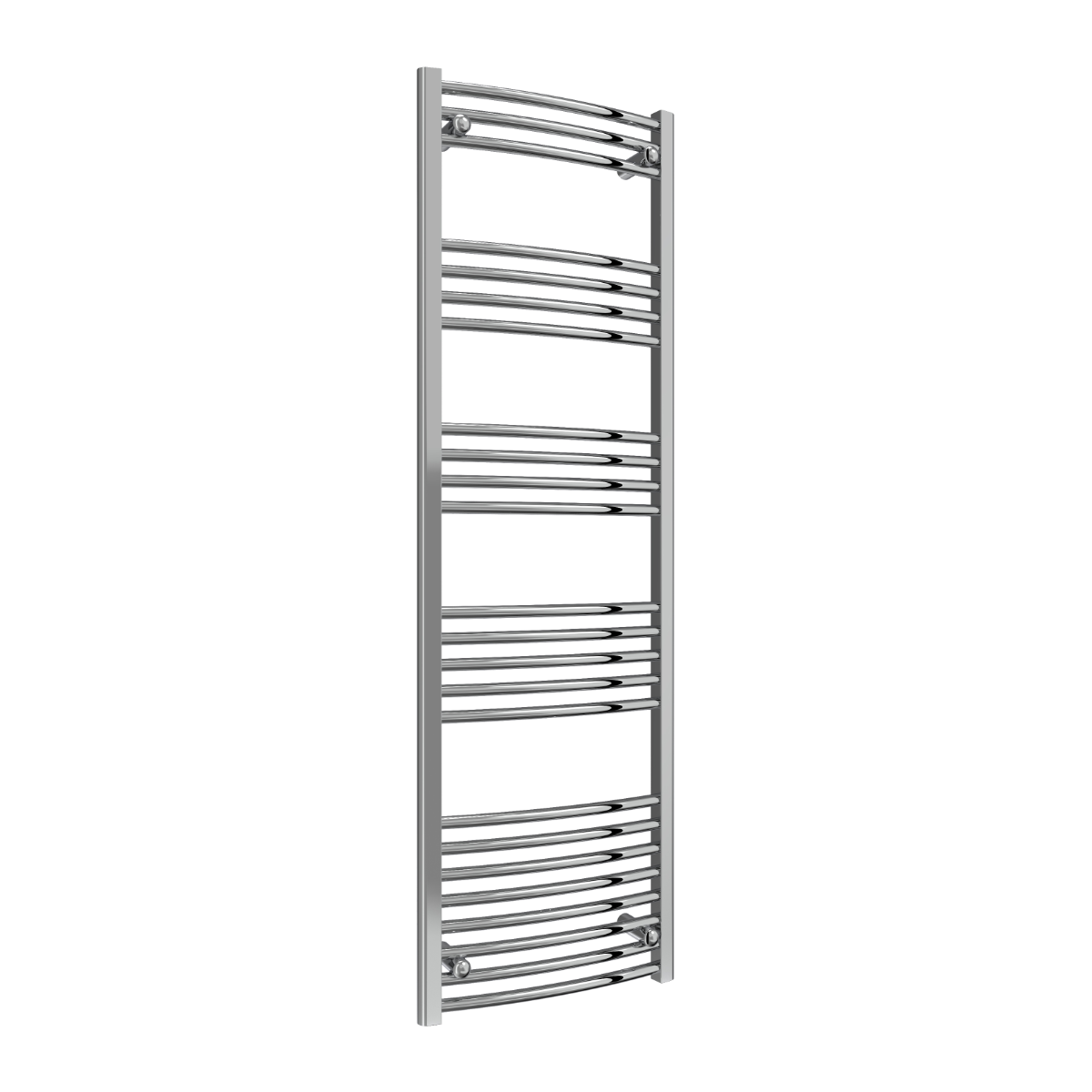 Capo Chrome Curved Mild Steel Towel Rail