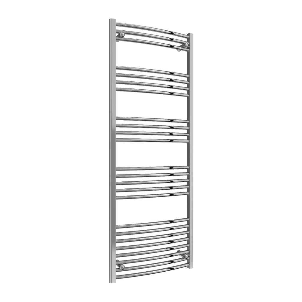 Capo Chrome Curved Mild Steel Towel Rail
