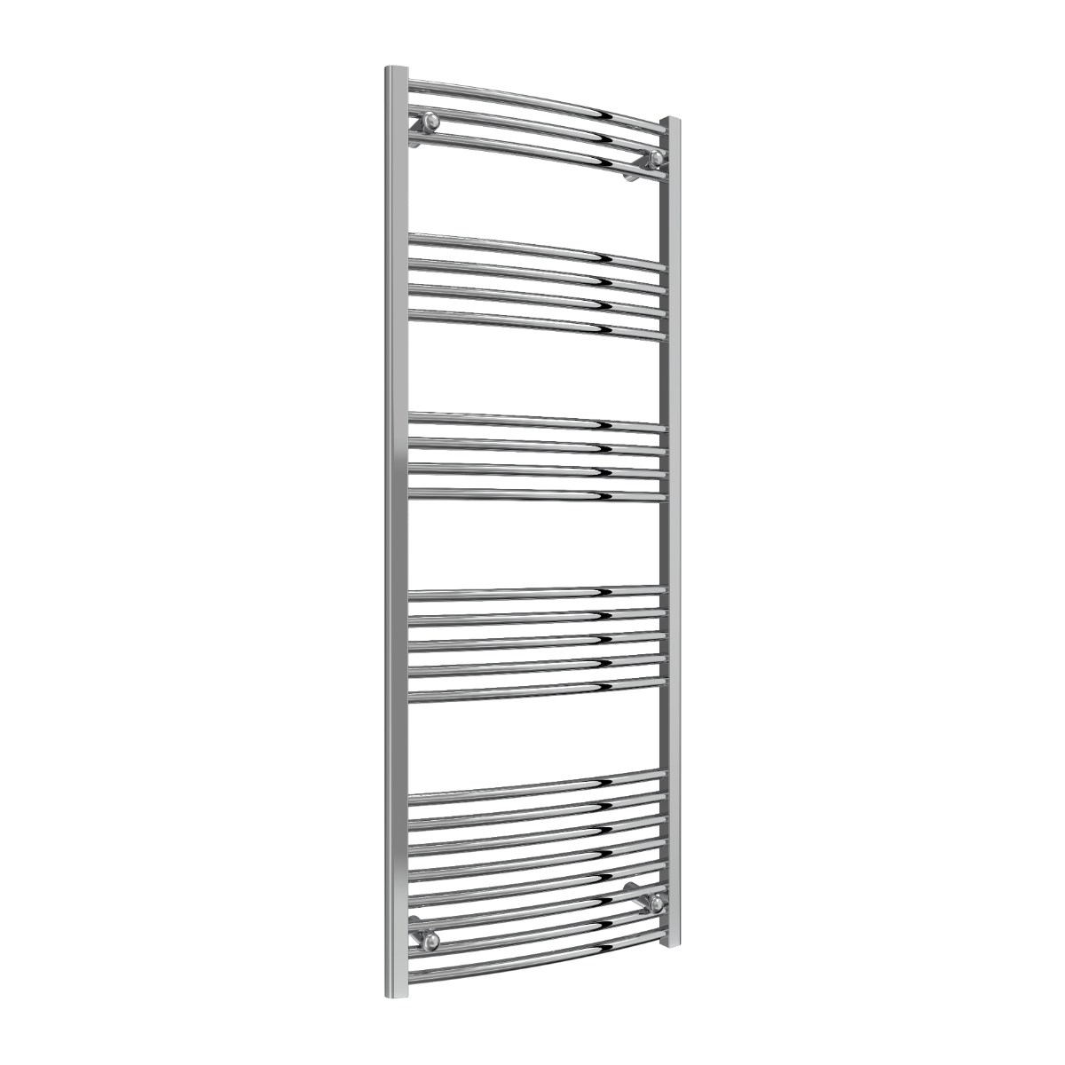 Capo Chrome Curved Mild Steel Towel Rail