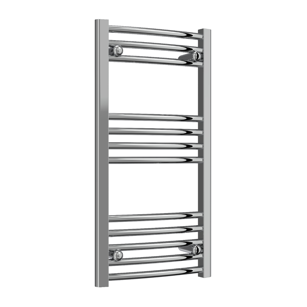 Capo Chrome Curved Mild Steel Towel Rail