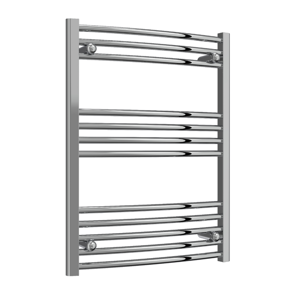Capo Chrome Curved Mild Steel Towel Rail