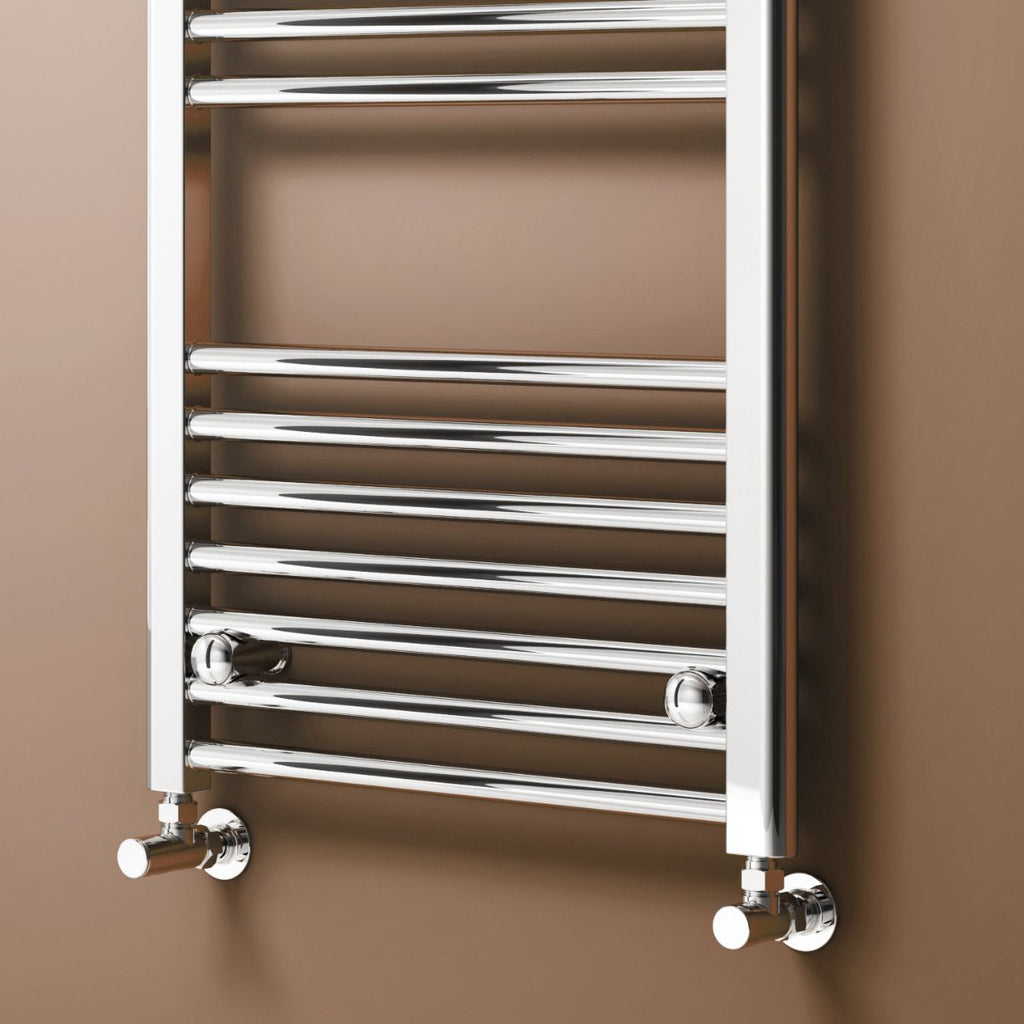 Capo Chrome Curved Mild Steel Towel Rail