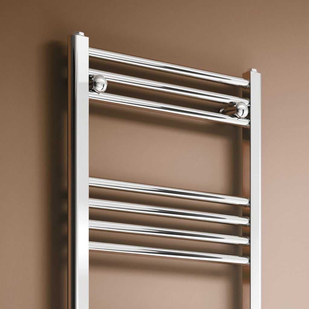 Capo Chrome Curved Mild Steel Towel Rail