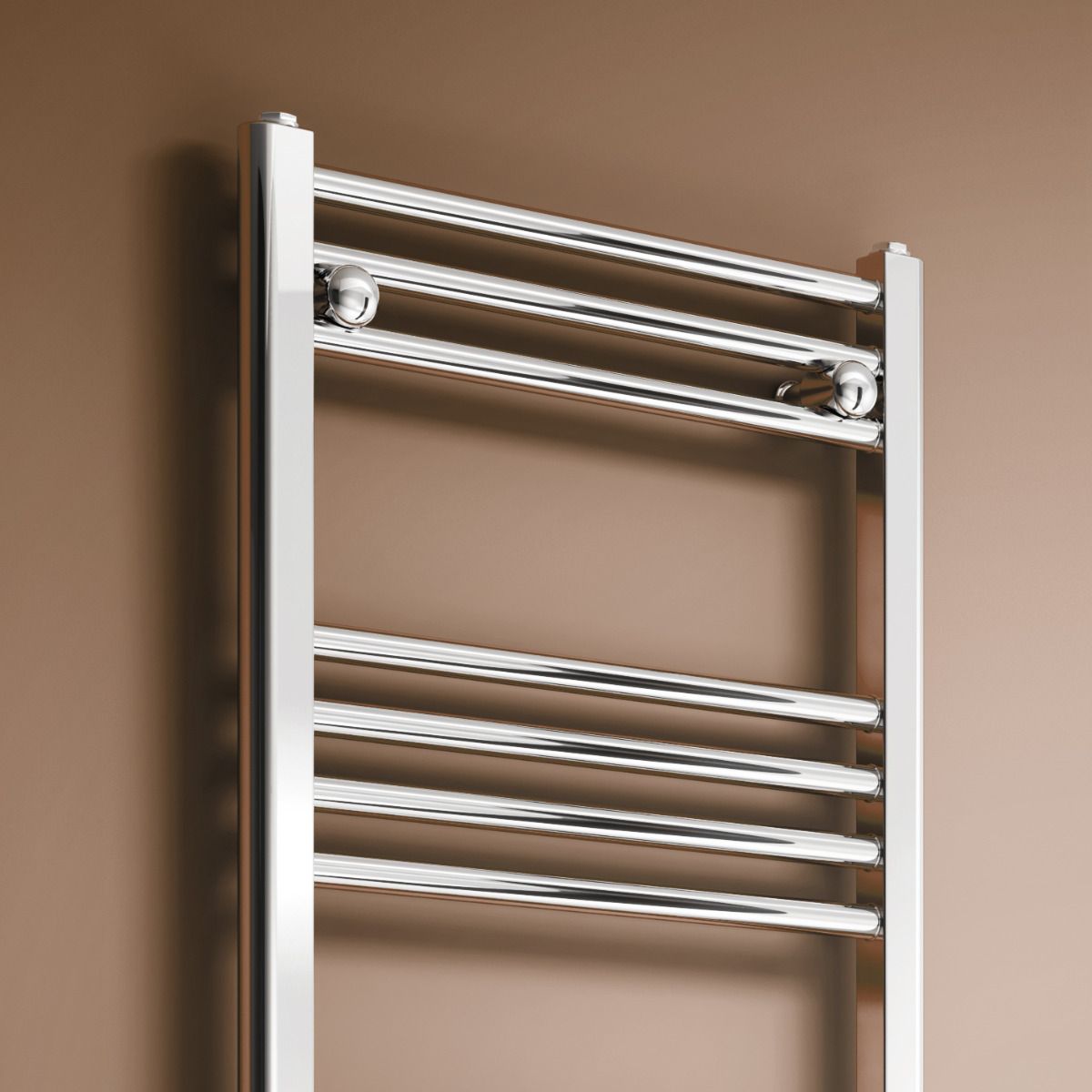 Capo Chrome Curved Mild Steel Towel Rail