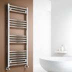Capo Chrome Curved Mild Steel Towel Rail