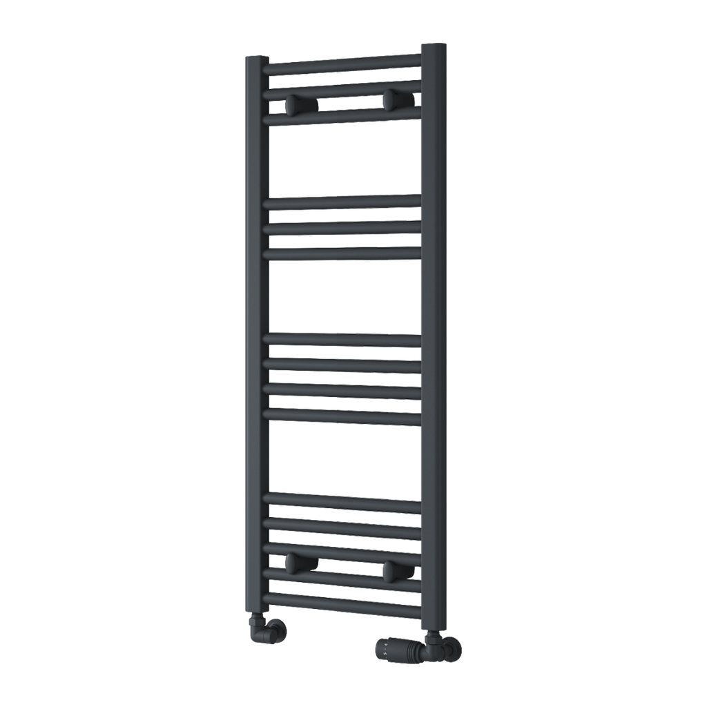 Capo Anthracite Flat Mild Steel Towel Rail