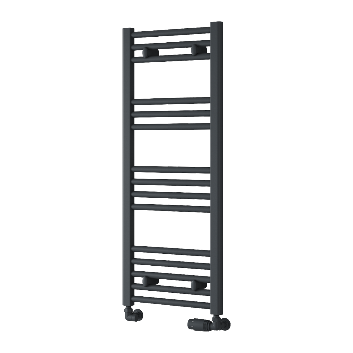 Capo Anthracite Flat Mild Steel Towel Rail