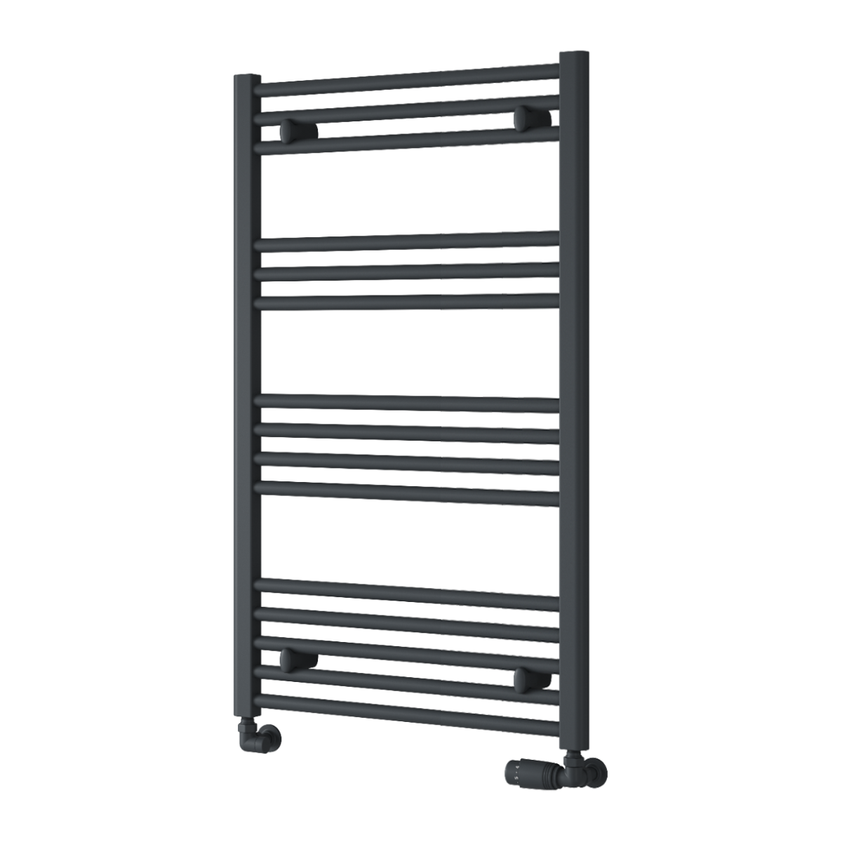 Capo Anthracite Flat Mild Steel Towel Rail