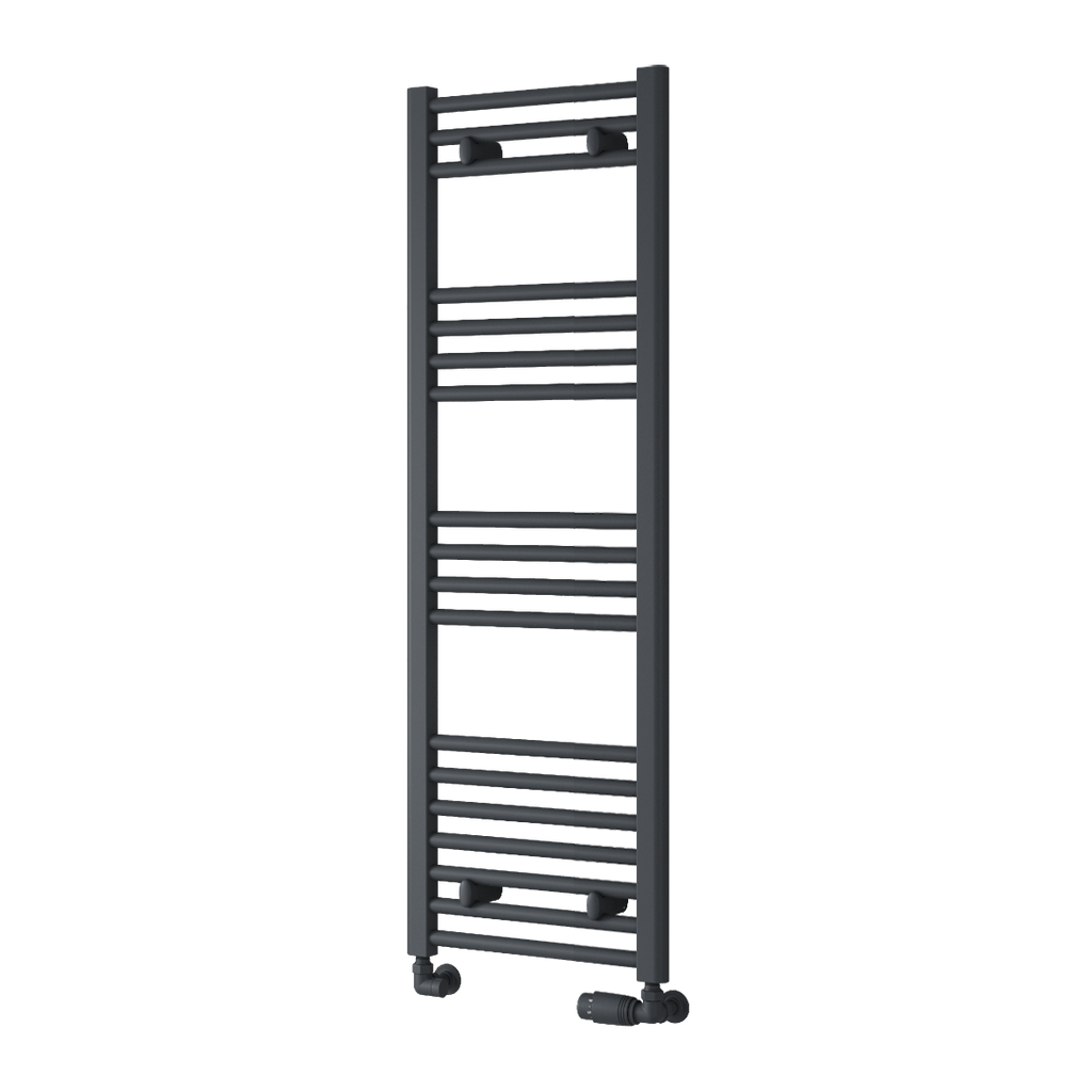 Capo Anthracite Flat Mild Steel Towel Rail
