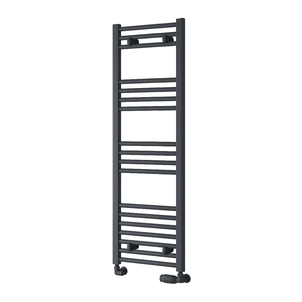 Capo Anthracite Flat Mild Steel Towel Rail
