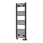 Capo Black Flat Mild Steel Towel Rail