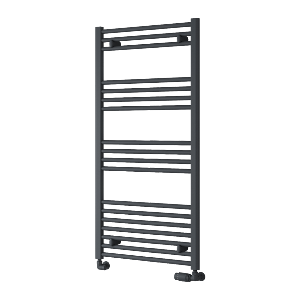 Capo Anthracite Flat Mild Steel Towel Rail