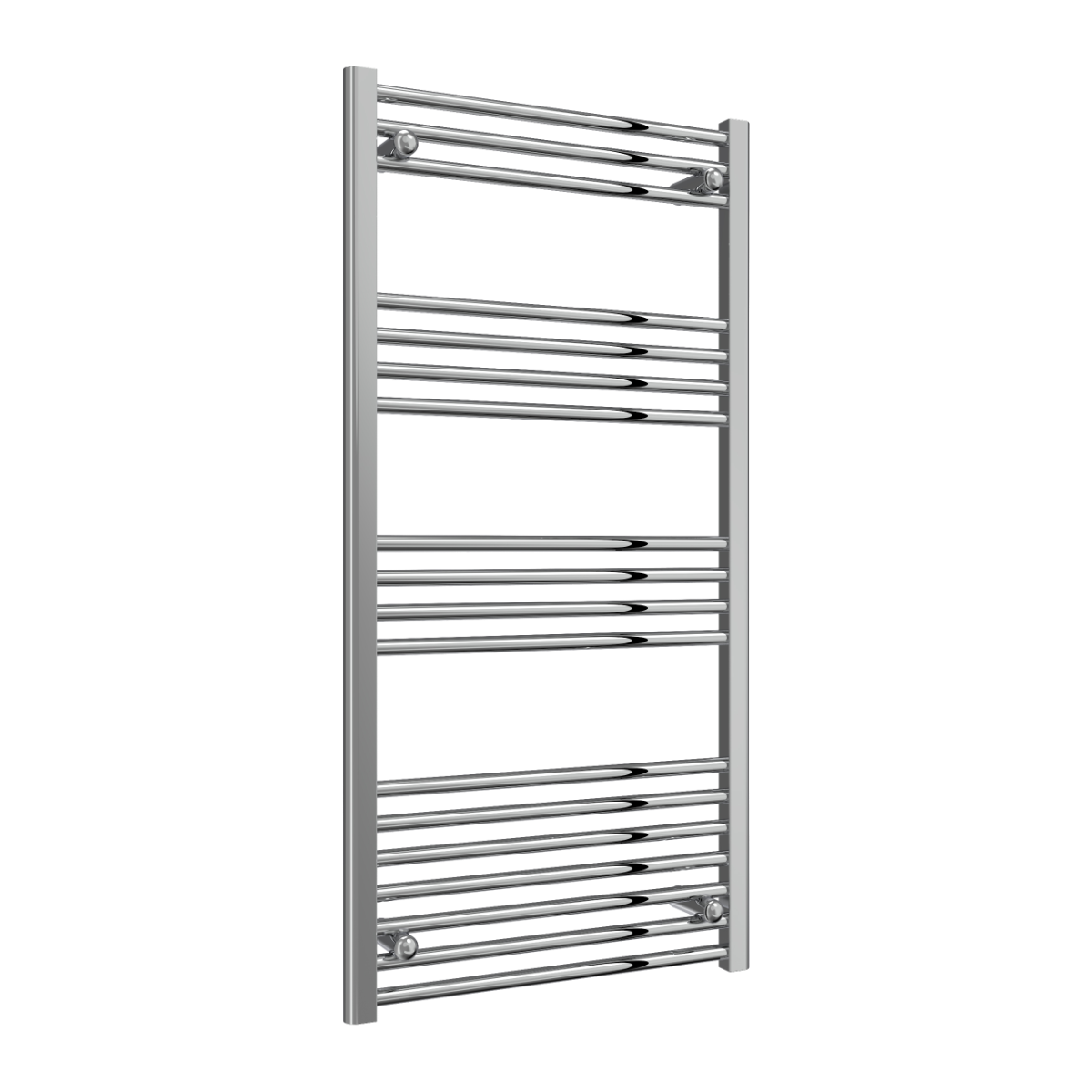 Capo Chrome Flat Mild Steel Towel Rail