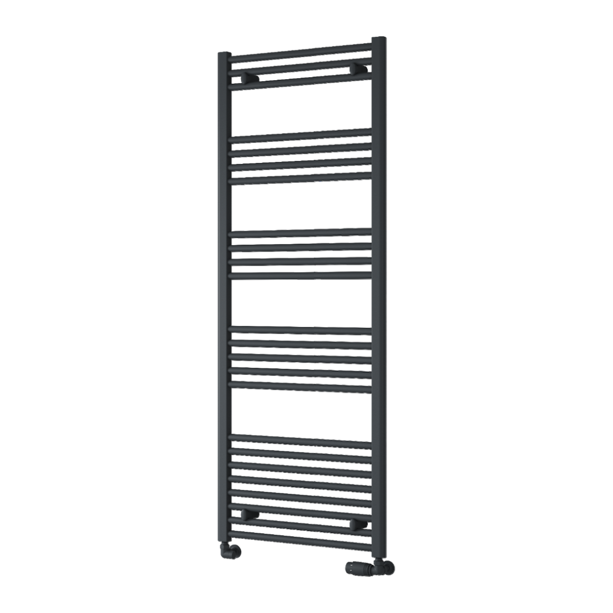 Capo Anthracite Flat Mild Steel Towel Rail