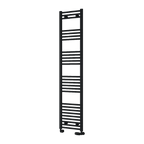 Capo Black Flat Mild Steel Towel Rail