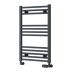 Capo Anthracite Flat Mild Steel Towel Rail