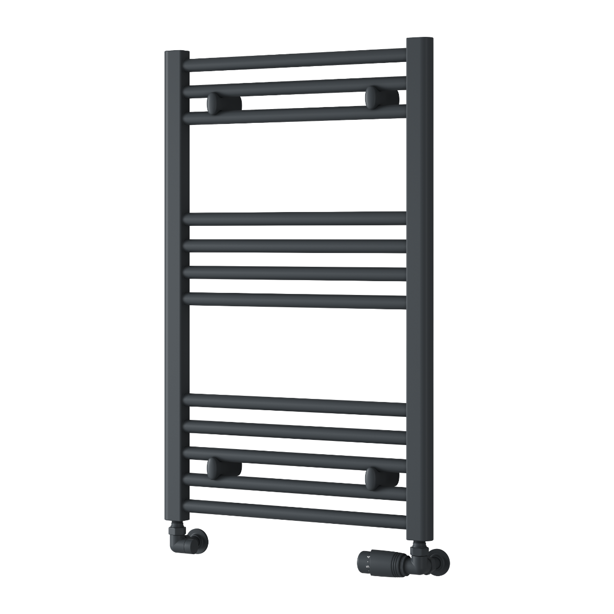 Capo Anthracite Flat Mild Steel Towel Rail