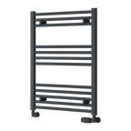 Capo Anthracite Flat Mild Steel Towel Rail
