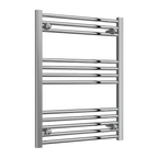 Capo Chrome Flat Mild Steel Towel Rail