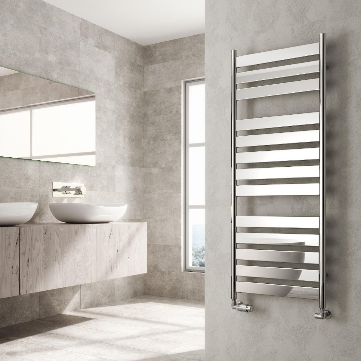 Carpi Mild Steel Towel Rail