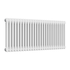 Colona 2 Column Horizontal White Radiator