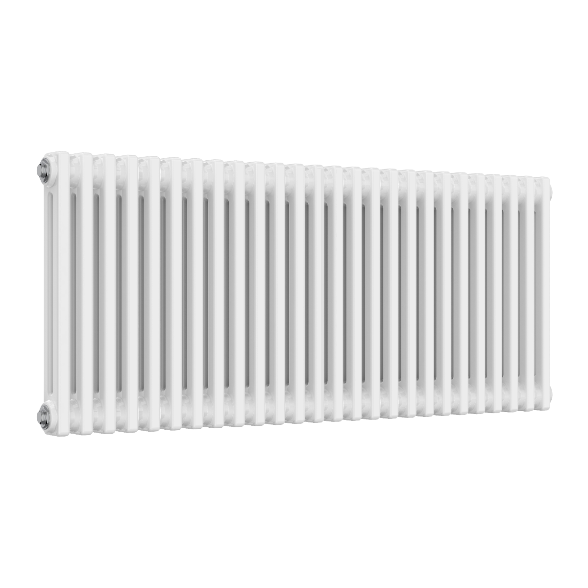 Colona 2 Column Horizontal White Radiator